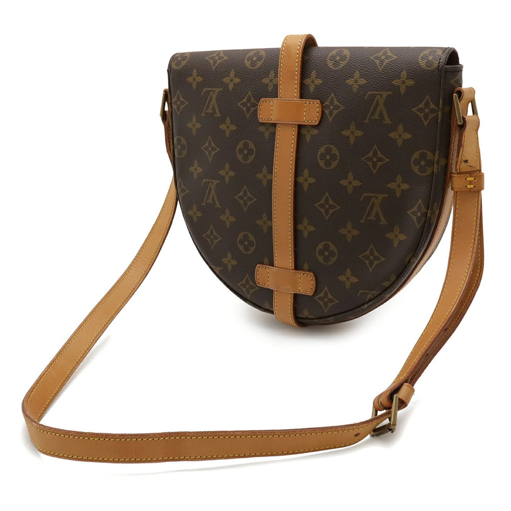 Louis Vuitton Chantilly Monogram Shoulder Crossbody Clutch Bag Brown